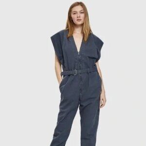 Rachel Comey Level Jumpsuit Size 8 Charcoal NEW WITH TAGS